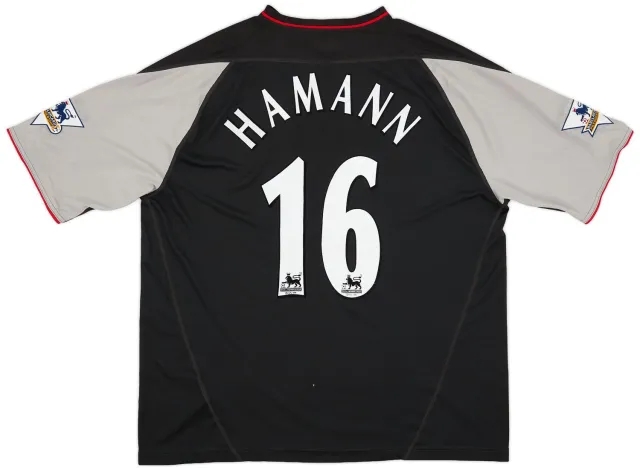 Reebok 2002-04 Liverpool Away Shirt Hamann #16 - 8/10 - (XL)