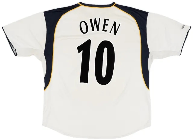 Reebok 2001-03 Liverpool Away Shirt Owen #10 - 6/10 - (XXL)