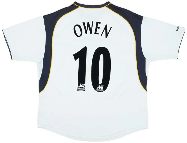 Reebok 2001-03 Liverpool Away Shirt Owen #10 - 7/10 - (XXL)