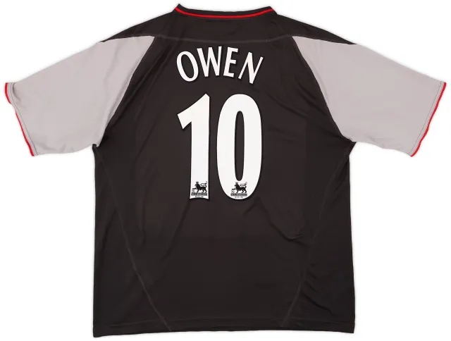 Reebok 2002-04 Liverpool Away Shirt Owen #10 - 8/10 - (L)