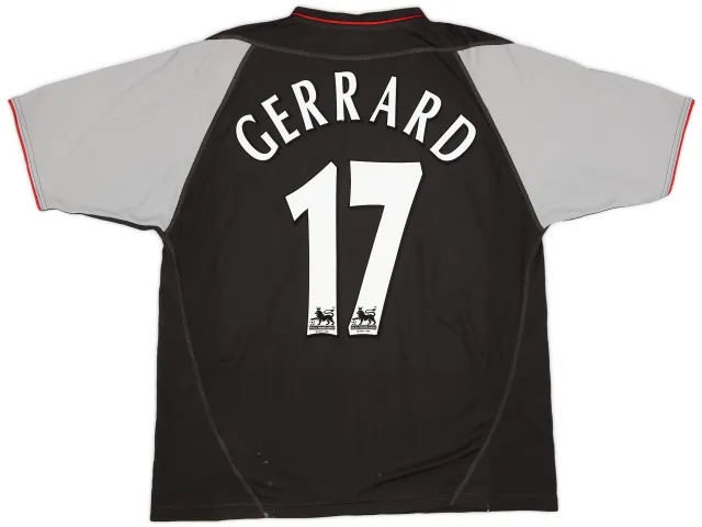 Reebok 2002-04 Liverpool Away Shirt Gerrard #17 - 5/10 - (L)