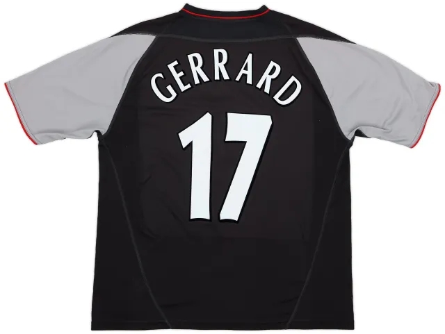Reebok 2002-04 Liverpool Away Shirt Gerrard #17 - 8/10 - (M)