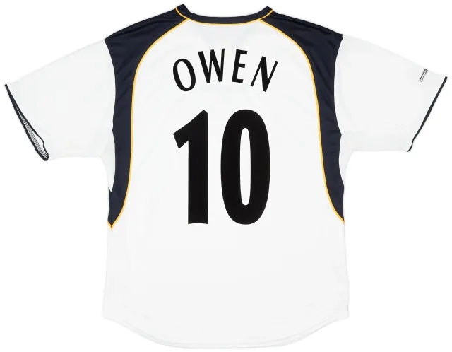 Reebok 2001-03 Liverpool Away Shirt Owen #10 - 8/10 - (XXL)