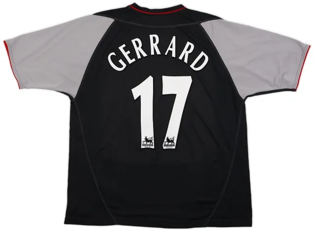 Reebok 2002-04 Liverpool Away Shirt Gerrard #17 - 7/10 - (XL)