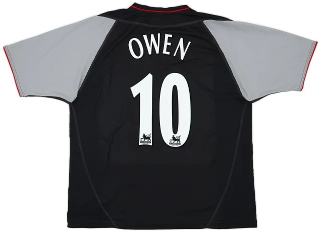 Reebok 2002-04 Liverpool Away Shirt Owen #10 - 8/10 - (XL)
