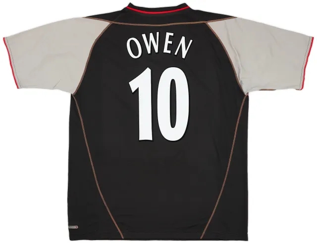 Reebok 2002-04 Liverpool Away Shirt Owen #10 - 9/10 - (XL)