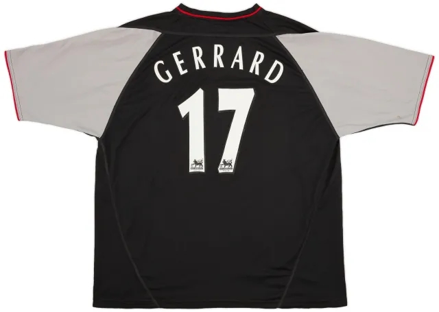 Reebok 2002-04 Liverpool Away Shirt Gerrard #17 - 7/10 - (XXL)