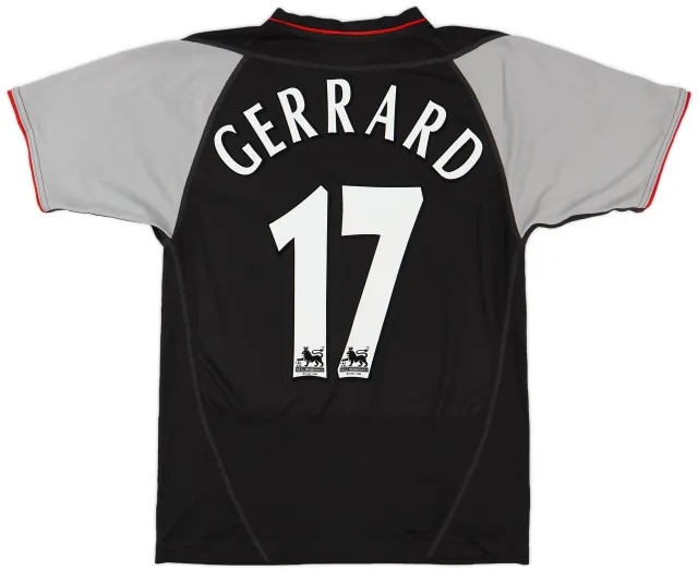 Reebok 2002-04 Liverpool Away Shirt Gerrard #17 - 9/10 - (S)