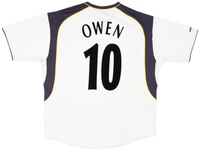 Reebok 2001-03 Liverpool Away Shirt Owen #10 - 8/10 - (XL)