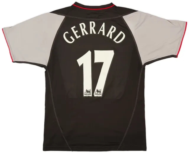 Reebok 2002-04 Liverpool Away Shirt Gerrard #17 - 8/10 - (S)