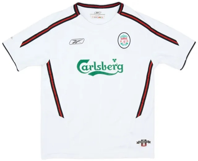 Reebok 2003-04 Liverpool Away Shirt - 8/10 - (L.Boys)
