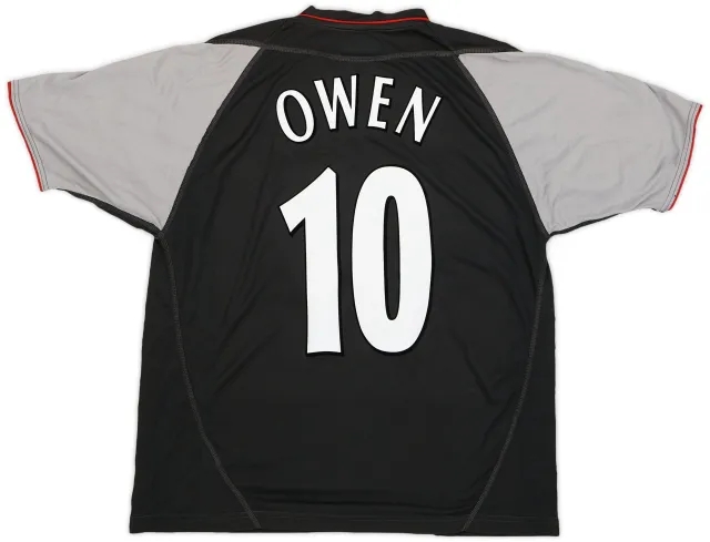 Reebok 2002-04 Liverpool Away Shirt Owen #10 - 7/10 - (L)