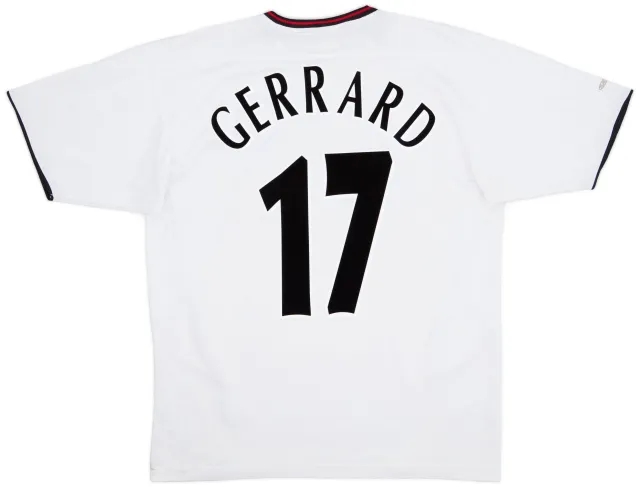 Reebok 2003-04 Liverpool Away Shirt Gerrard #17 - 5/10 - (M)