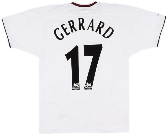 Reebok 2003-04 Liverpool Away Shirt Gerrard #17 - 7/10 - (S)