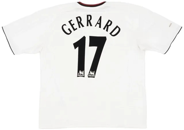 Reebok 2003-04 Liverpool Away Shirt Gerrard #17 - 6/10 - (XXL)