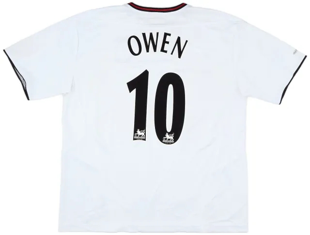 Reebok 2003-04 Liverpool Away Shirt Owen #10 - 8/10 - (XL)