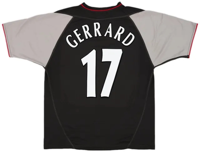 Reebok 2002-04 Liverpool Away Shirt Gerrard #17 - 6/10 - (L)