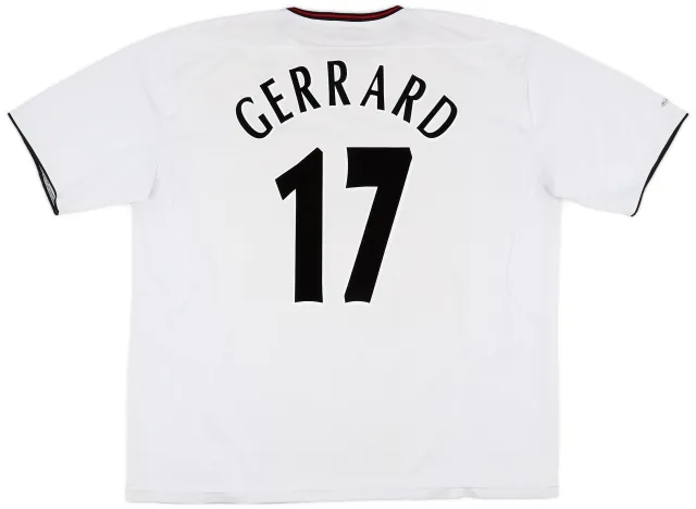 Reebok 2003-04 Liverpool Away Shirt Gerrard #17 - 6/10 - (3XL)