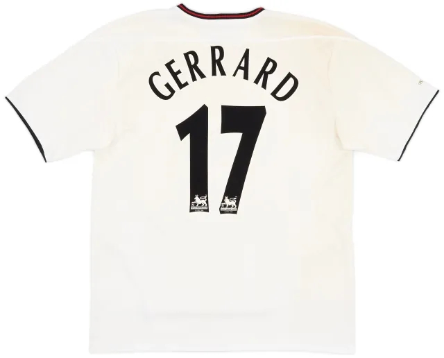 Reebok 2003-04 Liverpool Away Shirt Gerrard #17 - 6/10 - (L)