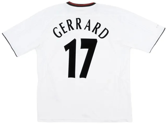 Reebok 2003-04 Liverpool Away Shirt Gerrard #17 - 6/10 - (L)