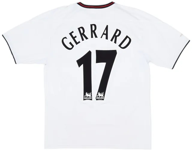 Reebok 2003-04 Liverpool Away Shirt Gerrard #17 - 5/10 - (M)