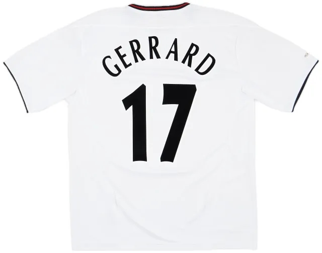 Reebok 2003-04 Liverpool Away Shirt Gerrard #17 - 6/10 - (L)