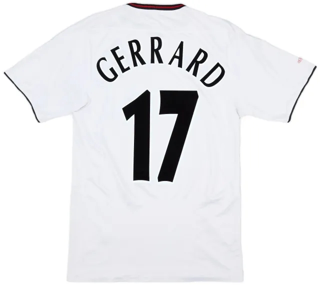 Reebok 2003-04 Liverpool Away Shirt Gerrard #17 - 6/10 - (S)