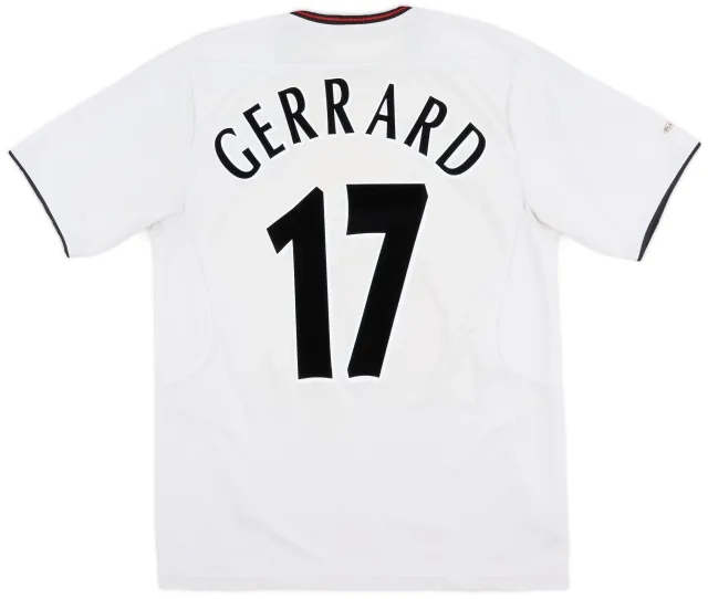 Reebok 2003-04 Liverpool Away Shirt Gerrard #17 - 6/10 - (L)