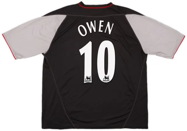 Reebok 2002-04 Liverpool Away Shirt Owen #10 - 9/10 - (XL)