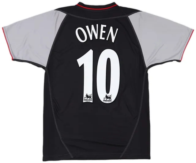 Reebok 2002-04 Liverpool Away Shirt Owen #10 - 9/10 - (S)