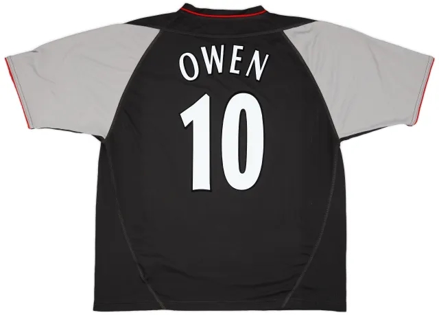 Reebok 2002-04 Liverpool Away Shirt Owen #10 - 8/10 - (XL)