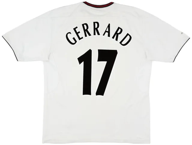 Reebok 2003-04 Liverpool Away Shirt Gerrard #17 - 6/10 - (L)