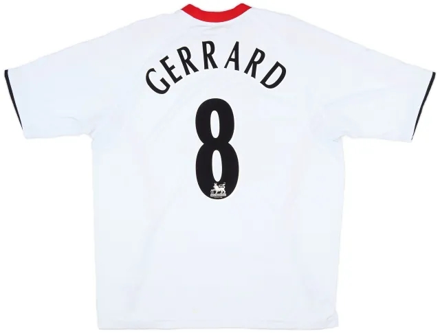Reebok 2005-06 Liverpool Away Shirt Gerrard #8 - 6/10 - (XL)