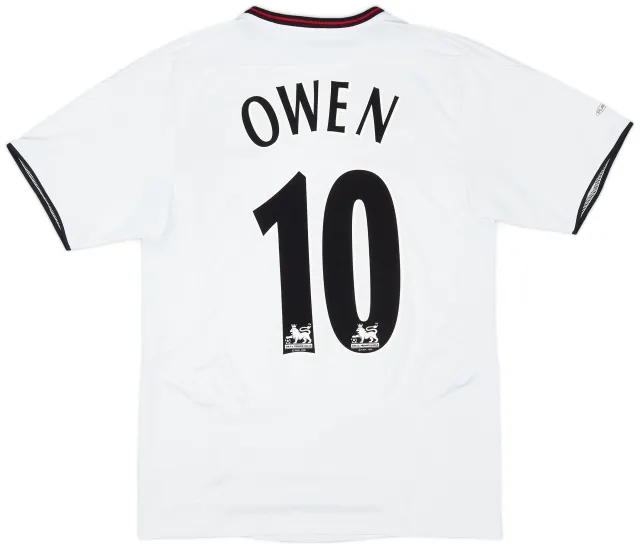 Reebok 2003-04 Liverpool Away Shirt Owen #10 - 8/10 - (S)