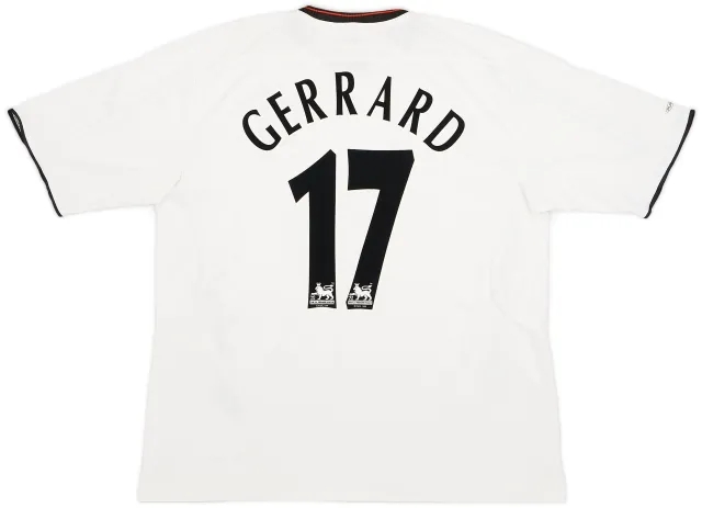 Reebok 2003-04 Liverpool Away Shirt Gerrard #17 - 6/10 - (XL)