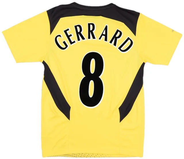 Reebok 2004-06 Liverpool Away Shirt Gerrard #8 - 9/10 - (XS)