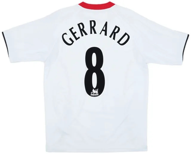 Reebok 2005-06 Liverpool Away Shirt Gerrard #8 - 6/10 - (M)