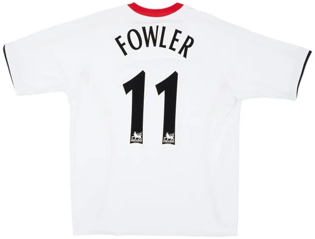 Reebok 2005-06 Liverpool Away Shirt Fowler #11 - 8/10 - (L)