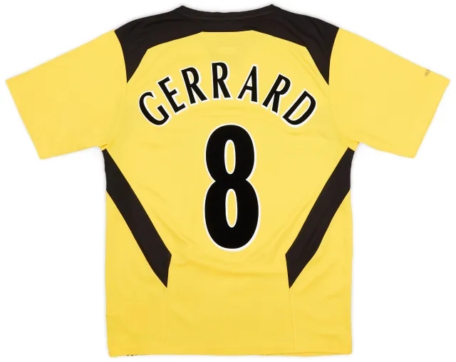 Reebok 2004-06 Liverpool Away Shirt Gerrard #8 - 6/10 - (S)
