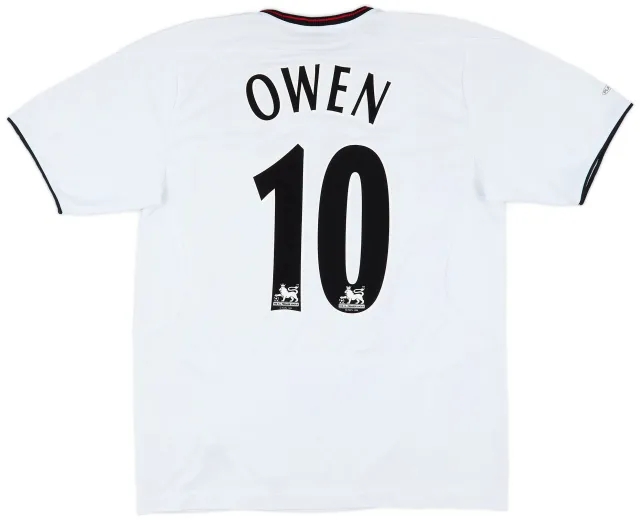 Reebok 2003-04 Liverpool Away Shirt Owen #10 - 8/10 - (M)