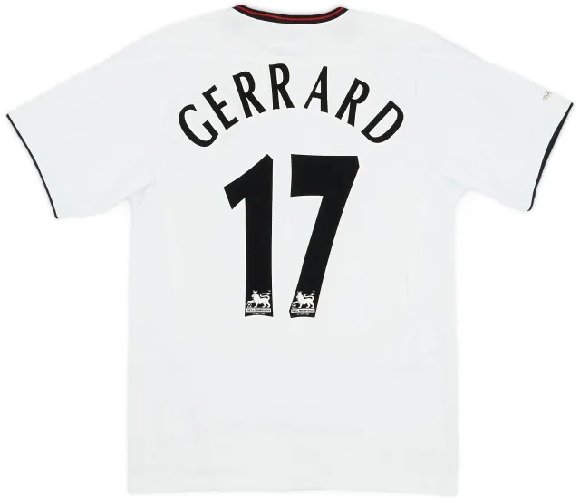 Reebok 2003-04 Liverpool Away Shirt Gerrard #17 - 9/10 - (S)