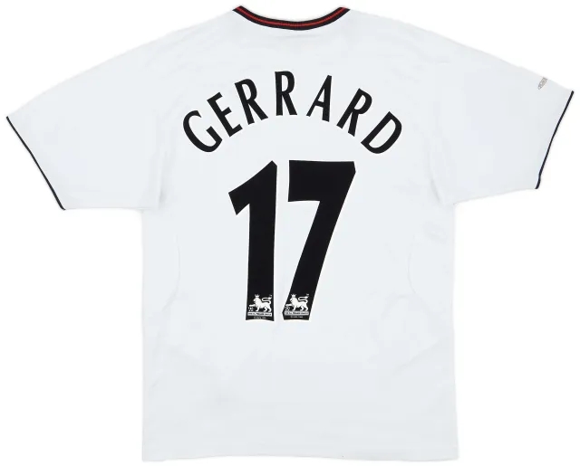 Reebok 2003-04 Liverpool Away Shirt Gerrard #17 - 5/10 - (M)