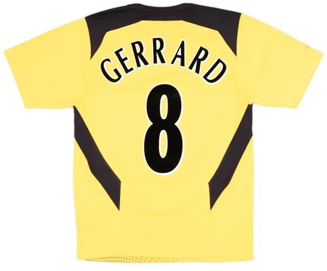 Reebok 2004-06 Liverpool Away Shirt Gerrard #8 (S)