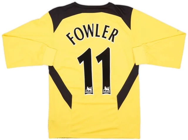 Reebok 2004-06 Liverpool Away L/S Shirt Fowler #11 - 9/10 - (S)