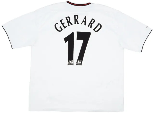 Reebok 2003-04 Liverpool Away Shirt Gerrard #17 - 7/10 - (XXL)
