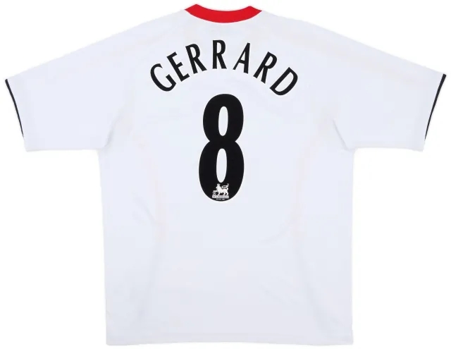 Reebok 2005-06 Liverpool Away Shirt Gerrard #8 - 6/10 - (L)