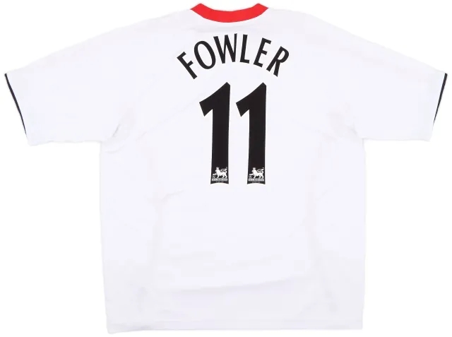 Reebok 2005-06 Liverpool Away Shirt Fowler #11 - 7/10 - (XL)