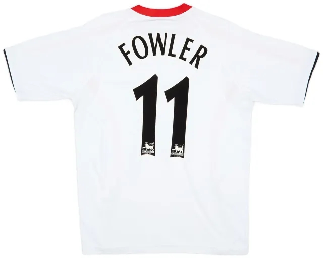 Reebok 2005-06 Liverpool Away Shirt Fowler #11 - 8/10 - (M)