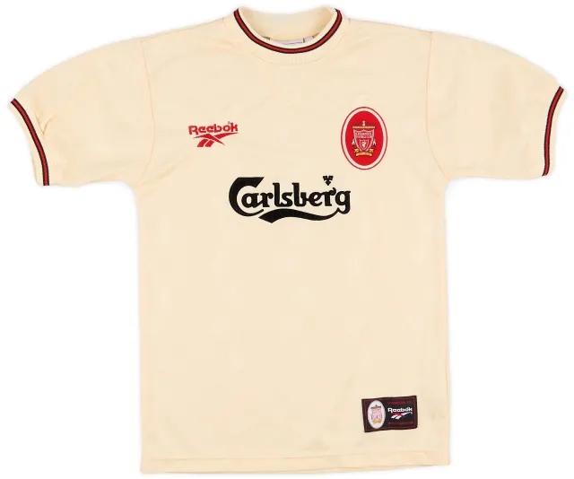 Reebok 1996-97 Liverpool Away Shirt - 9/10 - (XL.Boys)