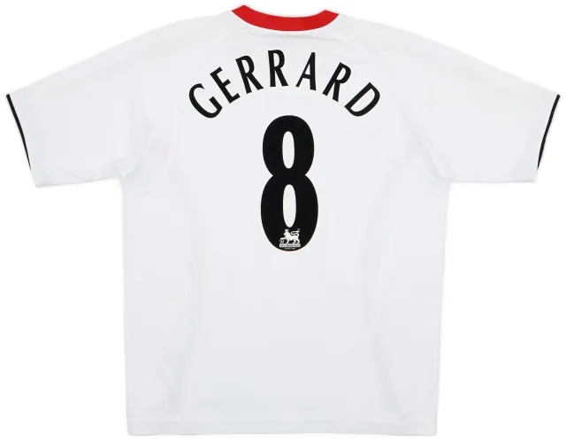 Reebok 2005-06 Liverpool Away Shirt Gerrard #8 - 6/10 - (L)
